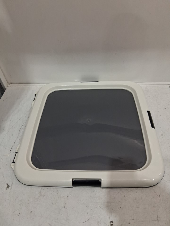 IRIS FS-SQ SQUARE PET TRAINING PAD HOLDER, DARK GREY - HOLDS 22" x 23" PAD - (MODEL: 594501) image 2
