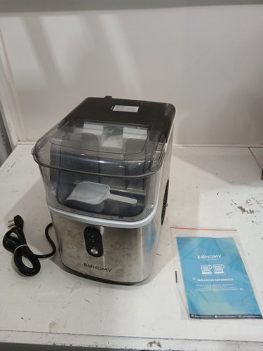 EUHOMY Pearl L1 Portable Nugget Ice Maker Countertop - 35lbs capacity - stainless steel (model: IM013-NSI-CAEH) image 3