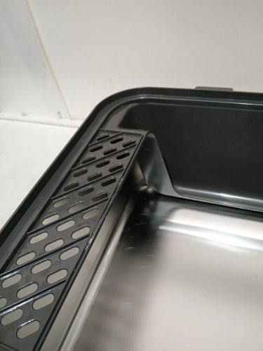 Stainless Steel Cat Litter Box with Lid and scoop -  23.4" x 18" x 15.6" - dark grey image 4