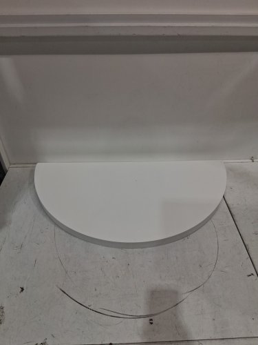 EKENA MILLWORK HALF ROUND SURFACE BRICKMOULD PVC GABLE VENT SURFACE MOUNT - 24" x 12" - white image 4