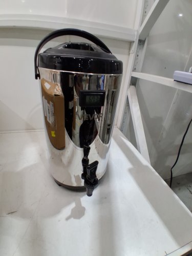 VEVOR STAINLESS STEEL THERMO INSULATED BEVERAGE DISPENSER WITH SPIGOT - 9.2L CAP - SILVER/BLACK (MODEL: WNS-D3) image 3