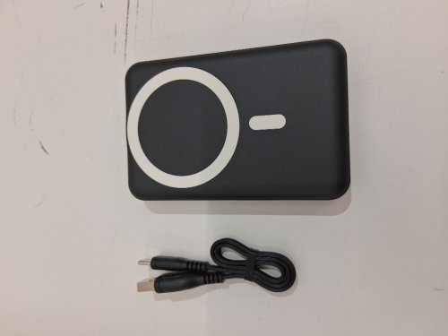 PODORU MAGSAFE MAGNETIC BATTERY PACK WITH TYPE-C CABLE FOR WIRELESS CHARGER - 10000MAH - 15W - BLACK (MODEL: ‎KT-D003) image 2