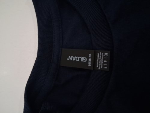 UNISEX Gildan dryblend basic t-shirt - Small - Navy Blue image 3
