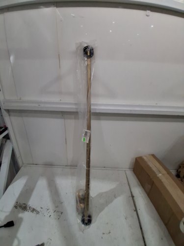 MOEN ADJUSTABLE LENGTH FIXED MOUNT SINGLE CURVED SHOWER ROD - 54" TO 72" - BRUSHED GOLD (MODEL: CSR2160BG) image 2