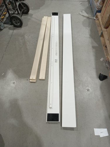 child craft forever electric Hampton crib bed rails - full - white (model: f06401.46) image 3