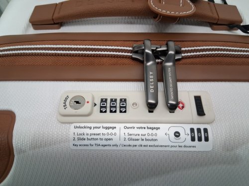2pc Delsey Paris Chatelet air 2.0 28" spinner & 19" carry on set  - angora/beige &brown ( model: 40167697315) image 8