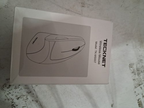 TECKNET RECHARGABLE WIRELESS ERGONOMIC BLUETOOTH VERTICAL MOUSE - BLACK - (MODEL:TK-MS007) image 2