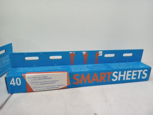 smartsheets self adhesive dry erase presentation sheets - 23.5"x31.5" - 40 sheets - white image 2