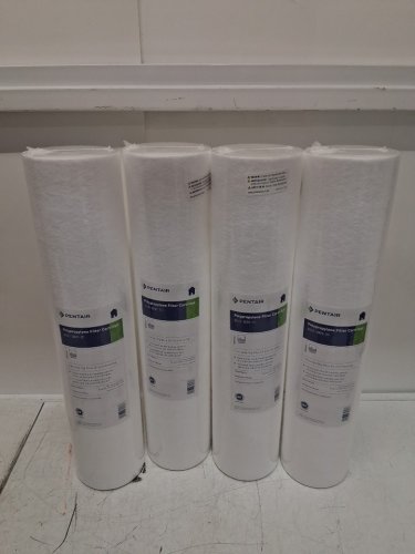 4PK Pentair Pentek Big Blue Water Filter Whole House Sediment Filter Cartridge Replacement, Dual-Gradient Density Spun Polypropylene- 20" x 4.5", 5 Micron,-(MODEL:DGD-5005-20) image 3