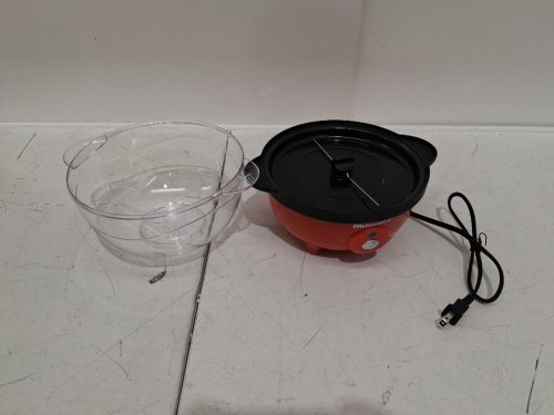 ELITE GOURMET AUTOMATIC STIRRING POPCORN MAKER WITH BUILT-IN BOWL - 3QT - RED (MODEL: EPM330R) image 3