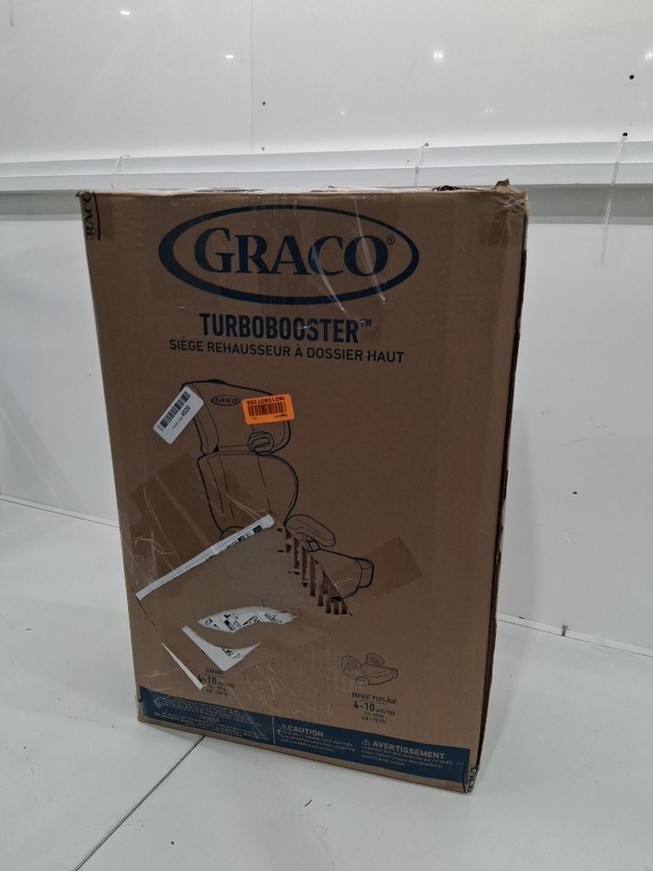 GRACO 2-IN-1 TURBOBOOSTER HIGHBACK TO BACKLESS BOOSTER CAR SEAT - 40LB TO 100LB MAX - BLACK (MODEL: 2168325) image 2