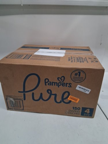 150PK PAMPERS PURE 100% LEAKPROOF PLANT-BASED SKIN PROTECTION DIAPERS - SIZE 4 - MULTI-COLOUR image 2