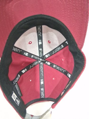 new era cavaliers adjustable hat - OSFM - red/maroon image 3