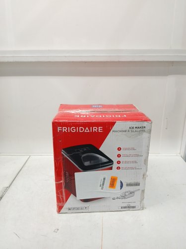 FRIGIDAIRE COMPACT ICE MAKER - MAKES 26LBS/DAY - metallic RED (MODEL: EFIC117-SSRED-COM) image 2