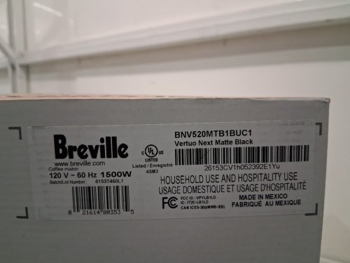 NESPRESSO BY BREVILLE VERTUO NEXT - MATTE BLACK - (BNV520MTB) image 3