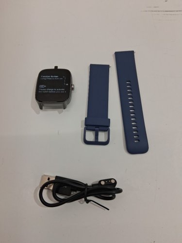 unisex waterproof touchscreen bluetooth smart watch - 1.83" dial - navy (model: tgw01) image 8