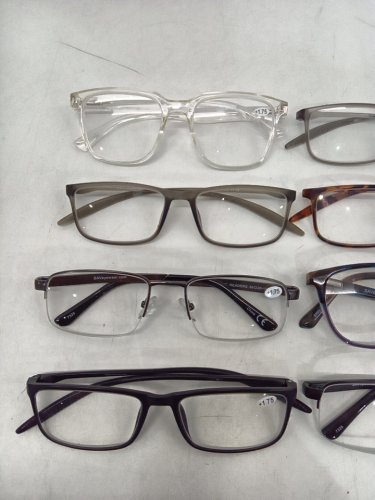 8 ASSORTED +1.75 readers - assorted colours & frame shape image 2