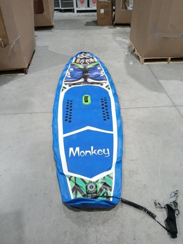 feath-r-lite inflatable stand up paddle board kit - 10ft 6" X 33" - blue / white /yellow (model: SUPFR02E) image 4