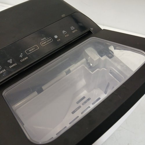 Iceman Dual-Size Ice self cleaning portable counter top ice maker - 22lbs/24hrs - black (model: rj56-bul-12) image 5