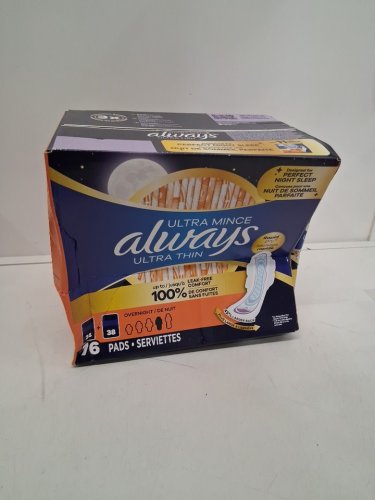 76PK ALWAYS ULTRA THIN OVERNIGHT PADS UNSCENTED WITH WINGS image 2