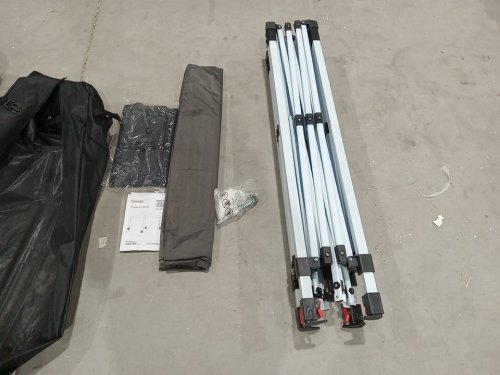 GARVEE POP-UP waterproof portable canopy tent and roller bag - 10ft x 10ft - grey (model: 10auab72) image 3