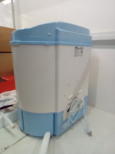 PYLE PURE CLEAN 2-IN-1PORTABLE WASHING MACHINE WITH WASHER & DRYER - 7.7LBS / 3.3LBS CAP - WHITE/BLUE (MODEL: PUCWM22) image 6