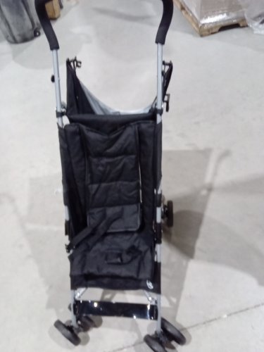 BILY DELUXE EASY FOLDABLE UMBRELLA STROLLER With 40LBS CAPACITY - BLACK (MODEL: BSB1GBK) image 2