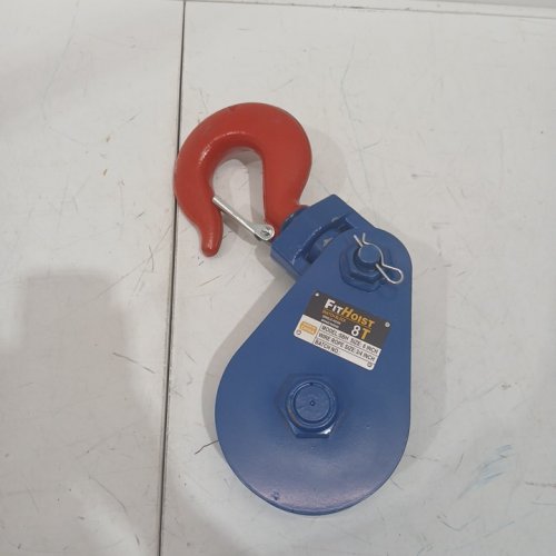 FITHOIST Snatch Block with Hook - 6" - 8 TON - BLUE/RED image 3