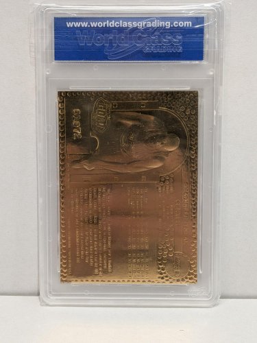 SHAQUILLE O'NEAL ROOKIE SIGNATURE SERIES CARD - WCG GEM MINT 10 - 1997 FLEER 23K GOLD #01872 image 3