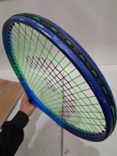 HEAD TI. CONQUEST TENNIS RACQUET - 4 1/2" GRIP - WHITE/BLUE/GREEN (MODEL: 236801 - S4) image 4