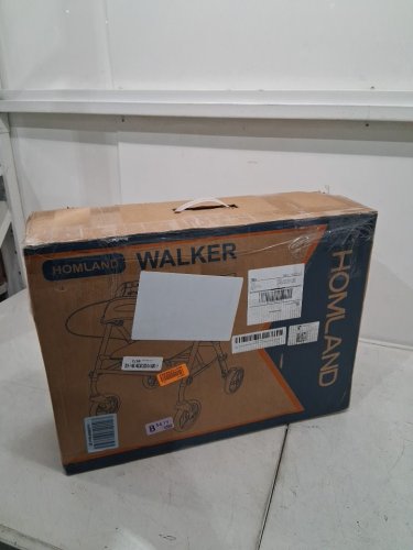 HOMLAND ROLLATOR FOLDABLE WALKER - 8" WHEELS - BLACK (MODEL:R11) image 2