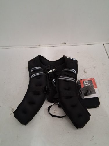 ZELUS WEIGHTED WORKOUT/RUNNING VEST - 25LBS - BLACK/GREY image 3