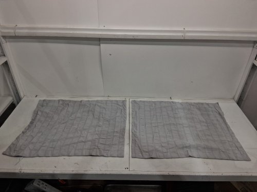 3PC Premium Ruched Textured Comforter Set - Queen XL - Light Grey image 3