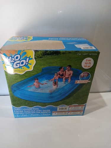 H2OGO! Inflatable Outdoor Family Lounge Pool - Blue (Model: 1872209) image 3