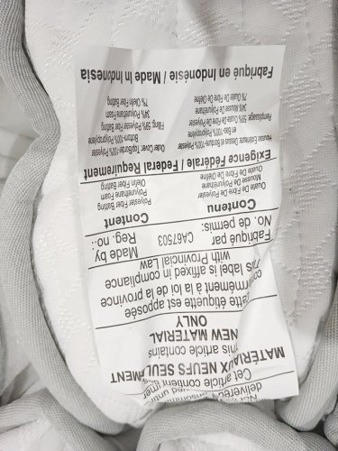 ZINUS TIGHT TOP POCKETED SPRING MATTRESS - TWIN - 6" - WHITE (MODEL: WMC-SMT-8T) image 12