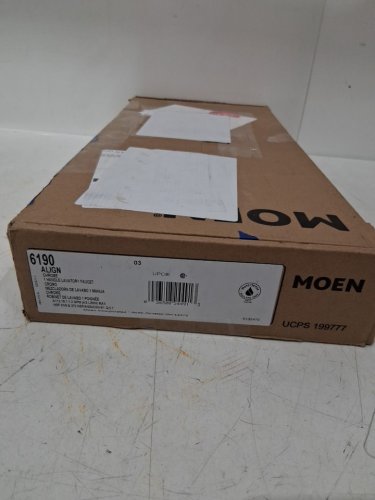Moen Align One-Handle Modern Bathroom Faucet with Drain Assembly and Optional Deck plate - brushed nickel  (MODEL: INS10576A/6190) image 6
