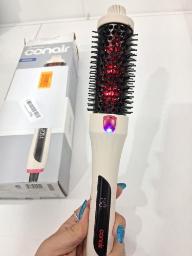 Conair Infrared Thermal Brush - 1.5" - white (model: BC99blc) image 3