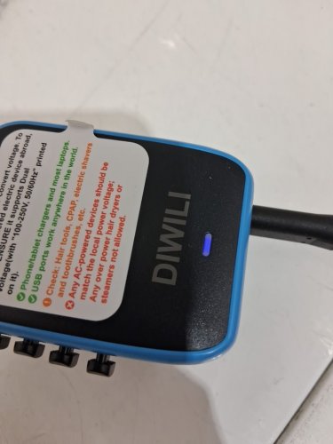 5-IN-1 DIWILI International WALL Power Adapter - BLACK/BLUE (MODEL:OL-212) image 4