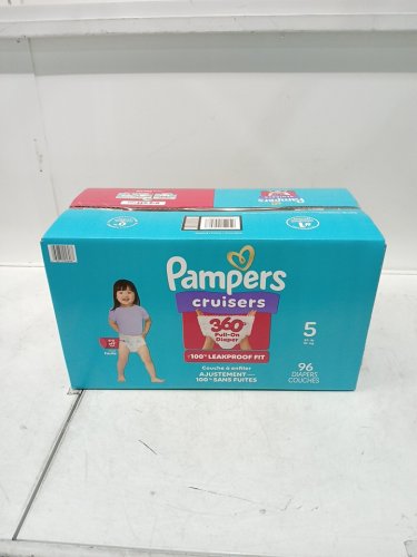96PK PAMPERS PULL ON CRUISERS 360° 100% leakproof fit DISPOSABLE BABY DIAPERS - SIZE 5 (27LBS+) image 2