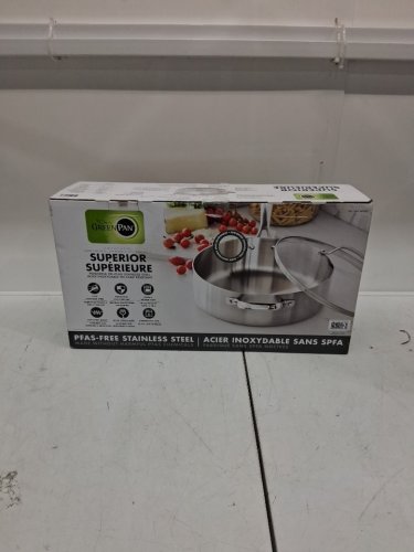 GreenPan \Pro Tri-Ply Stainless Steel Sautee pan - 5QT - stainless steel (model: 1872718) image 2
