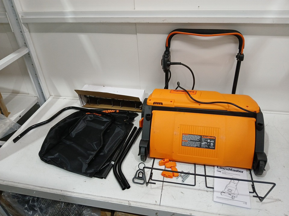 LawnMaster Electric Dethatcher & Scarifier - 16" - Black/Orange (Model: GVB1316) image 3