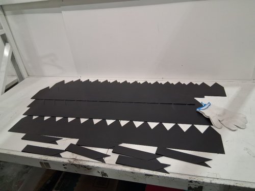 6PK Worth Garden Galvanized Steel Landscape Edging - 40" x 6.5" each - 20ft total - black (Model: k649d01) image 4