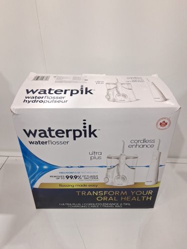 Waterpik Ultra Plus & Cordless Enhance Water Flosser Combo Pack - White (Model: 2702338) image 2