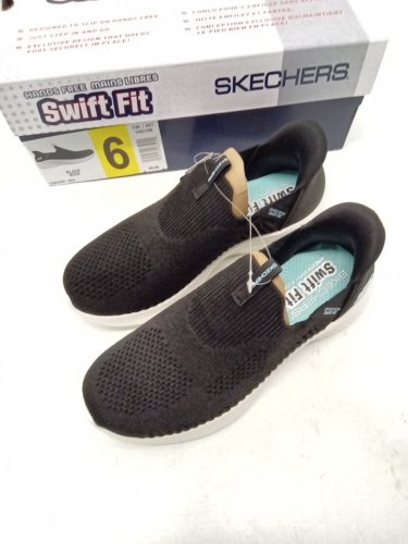 women's SKECHERS Swift Fit hands free slip on Shoes - 6 - black (style: 179312cs/7482108) image 2