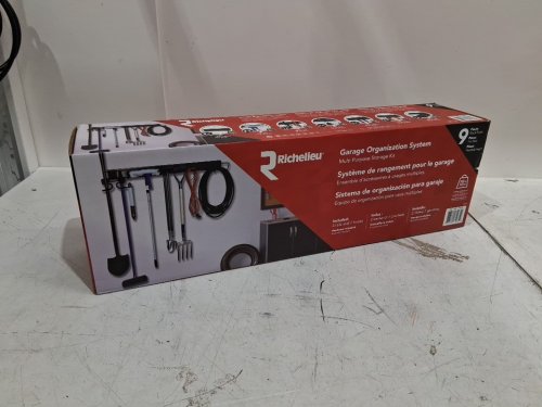 9PC richelieu garage hardware storage kit - black (model : 1116322) image 2