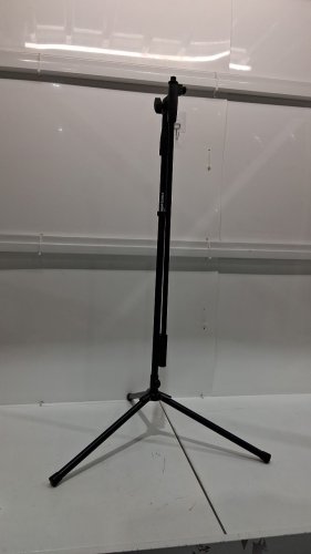 AMAZONBASICS FOLDING TRIPOD MICROPHONE STAND WITH BOOM ARM - 3FT TO 7FT - BLACK (MODEL: TMS130) image 3