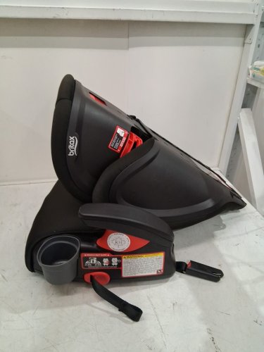 BRITAX SKYLINE 2-STAGE BELT-POSITIONING BOOSTER CAR SEAT with 2-LAYER IMPACT PROTECTION - 40-120lb capacity - DUSK/black (MODEL: E1C249H) image 5