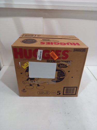 128PK HUGGIES LITTLE MOVERS huggfit Baby Diapers with 360° Waistband - SIZE 5 (model: 5660200) image 2