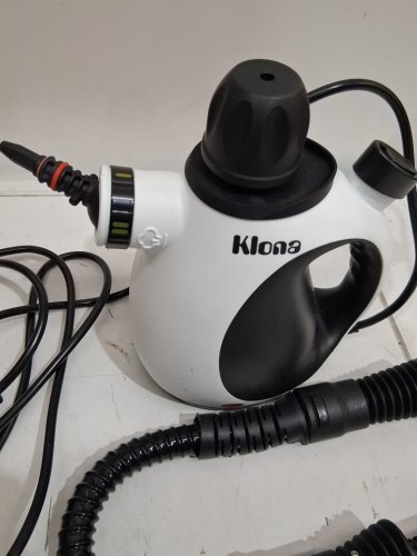 10PC KLONA MULTI PURPOSE HANDHELD STEAM CLEANER WITH ACCESSORIES - WHITE (MODEL: HY-307) image 4