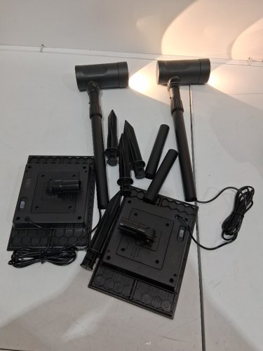 2PK Pathmark Lighting Solar LED Spot Light - black (model:  1806345) image 3